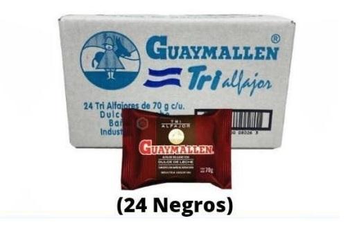 Alfajor GUAYMALLEN Triple Negro (CAJA x 24u.)